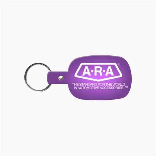 Rounded Rectangle Key Tag with Split Ring — view 15