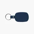 Rounded Rectangle Key Tag with Split Ring — view 21