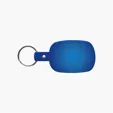 Rounded Rectangle Key Tag with Split Ring — view 27