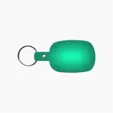 Rounded Rectangle Key Tag with Split Ring — view 29