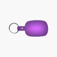 Rounded Rectangle Key Tag with Split Ring — view 32