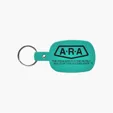 Rounded Rectangle Key Tag with Split Ring — view 9
