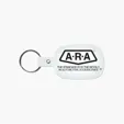 Rounded Rectangle Key Tag with Split Ring — view 11