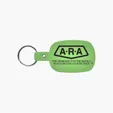 Rounded Rectangle Key Tag with Split Ring — view 13