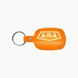 Rounded Rectangle Key Tag with Split Ring — view 14