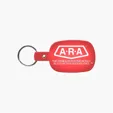 Rounded Rectangle Key Tag with Split Ring — view 16