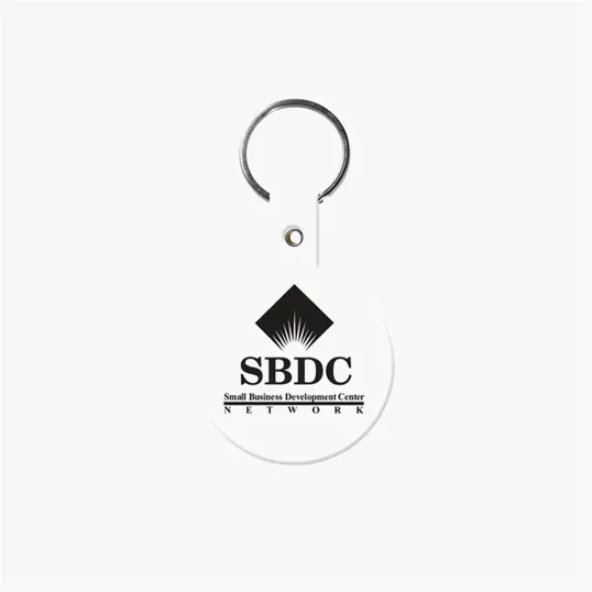 Round Flexible Key Tag with Split Ring
