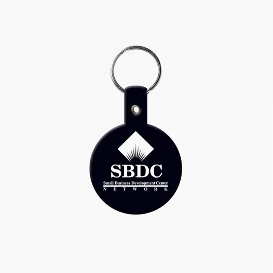 Round Flexible Key Tag with Split Ring — view 2