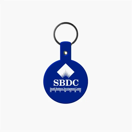 Round Flexible Key Tag with Split Ring — view 3