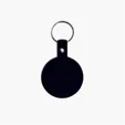 Round Flexible Key Tag with Split Ring — view 18
