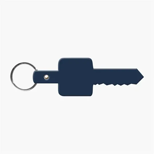 Flexible Key-Shaped Key Tag with 1" Split Ring — view 4