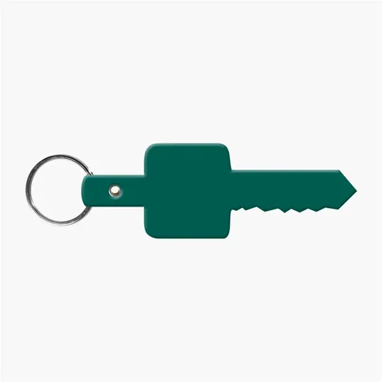 Flexible Key-Shaped Key Tag with 1" Split Ring — view 5