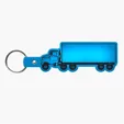 Truck Shape Flexible Key Tag with Keyring — view 10