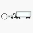 Truck Shape Flexible Key Tag with Keyring — view 11