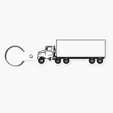 Truck Shape Flexible Key Tag with Keyring — view 17