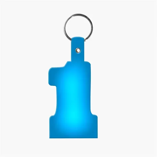Flexible #1 Shape Key Fob KeyTag — view 10