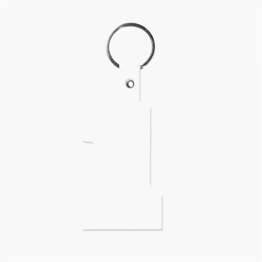 Flexible #1 Shape Key Fob KeyTag — view 17
