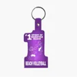 Flexible #1 Shape Key Fob KeyTag