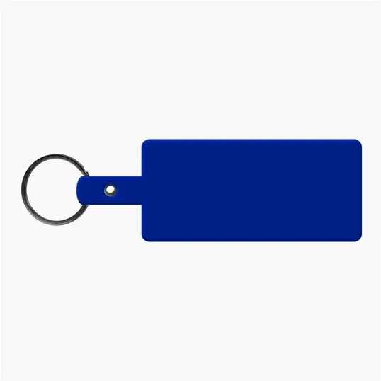 Rectangle Shape Flexible Key Tag with Split Ring — view 3