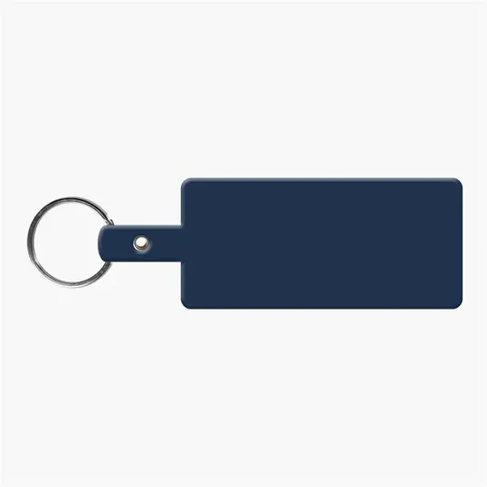 Rectangle Shape Flexible Key Tag with Split Ring — view 4