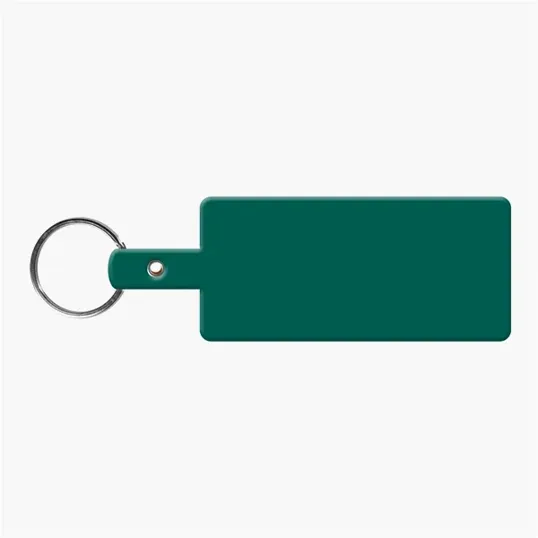 Rectangle Shape Flexible Key Tag with Split Ring — view 5