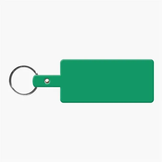 Rectangle Shape Flexible Key Tag with Split Ring — view 6