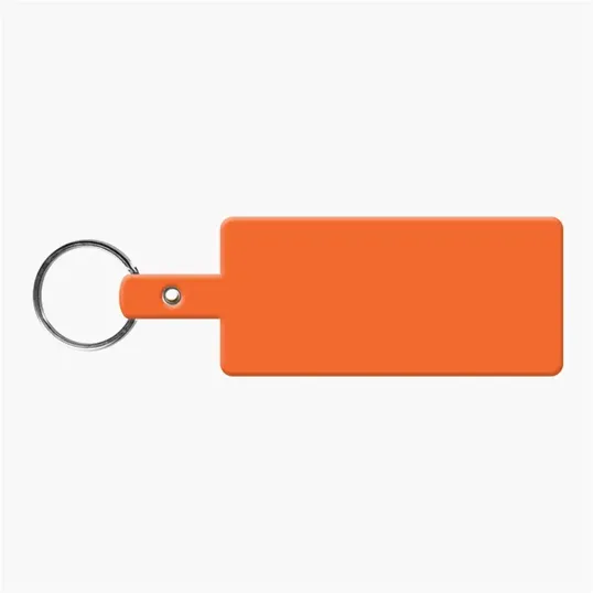 Rectangle Shape Flexible Key Tag with Split Ring — view 7