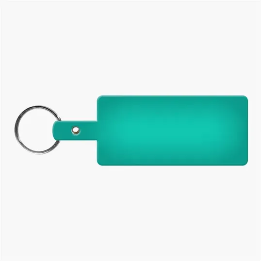 Rectangle Shape Flexible Key Tag with Split Ring — view 9