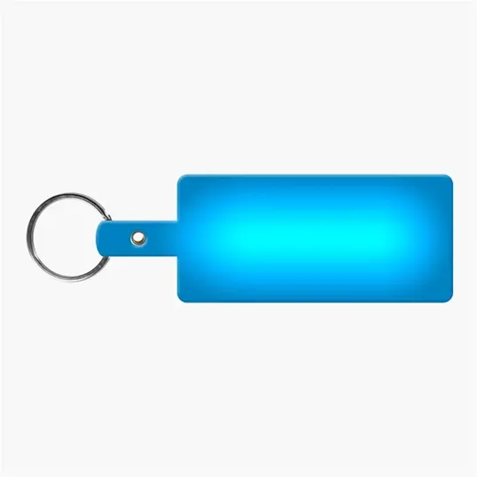 Rectangle Shape Flexible Key Tag with Split Ring — view 10