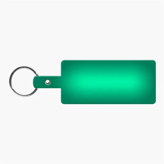 Rectangle Shape Flexible Key Tag with Split Ring — view 12