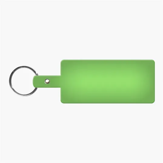 Rectangle Shape Flexible Key Tag with Split Ring — view 13