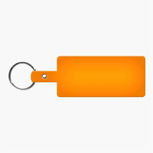 Rectangle Shape Flexible Key Tag with Split Ring — view 14