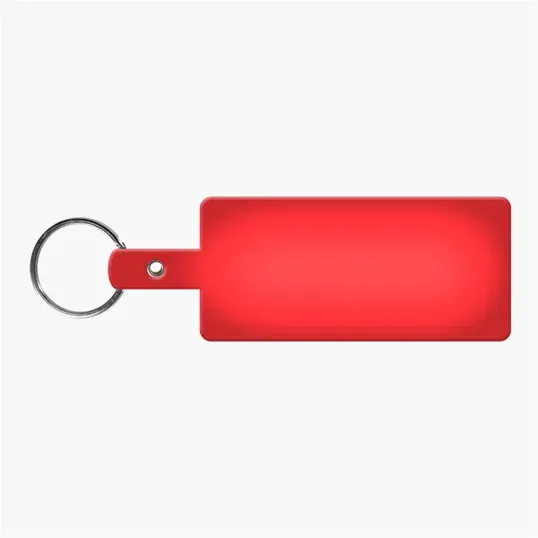 Rectangle Shape Flexible Key Tag with Split Ring — view 16