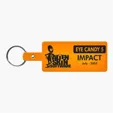 Rectangle Shape Flexible Key Tag with Split Ring