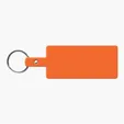 Rectangle Shape Flexible Key Tag with Split Ring — view 7