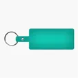 Rectangle Shape Flexible Key Tag with Split Ring — view 9