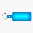 Rectangle Shape Flexible Key Tag with Split Ring — view 10