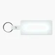 Rectangle Shape Flexible Key Tag with Split Ring — view 11