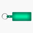 Rectangle Shape Flexible Key Tag with Split Ring — view 12