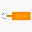 Rectangle Shape Flexible Key Tag with Split Ring — view 14