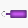 Rectangle Shape Flexible Key Tag with Split Ring — view 15
