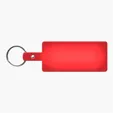 Rectangle Shape Flexible Key Tag with Split Ring — view 16