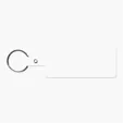 Rectangle Shape Flexible Key Tag with Split Ring — view 17