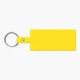 Rectangle Shape Flexible Key Tag with Split Ring — view 18