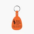 Flexible Tab Key Fob with Split Ring