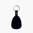 Flexible Tab Key Fob with Split Ring — view 2