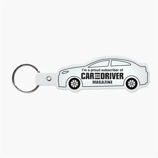 Car Shape Key Tag Keyring with Split Ring — view 8