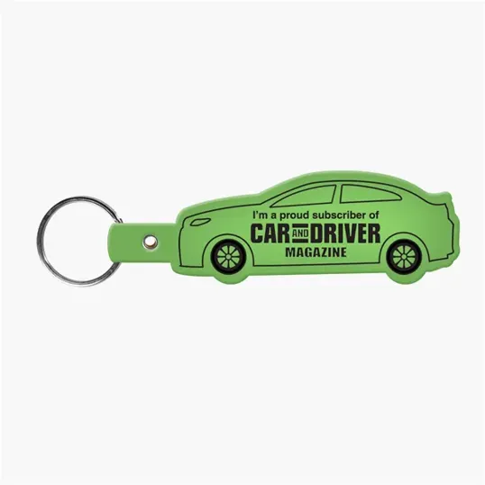 Car Shape Key Tag Keyring with Split Ring — view 10