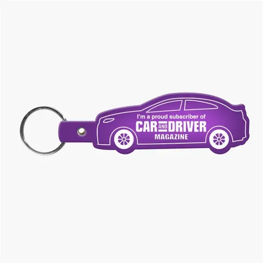 Car Shape Key Tag Keyring with Split Ring — view 11