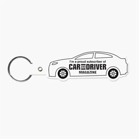 Car Shape Key Tag Keyring with Split Ring — view 13
